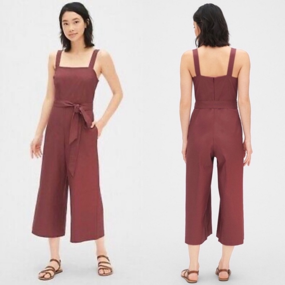 NWOT Gap Apron Tie Jump Roan Rouge Terracotta